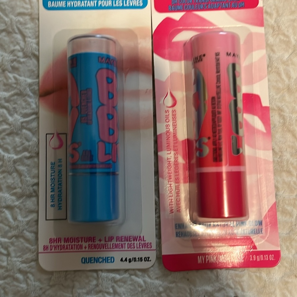 NWT Maybelline Baby Lips Quenched and My Pink - Picture 5 of 5